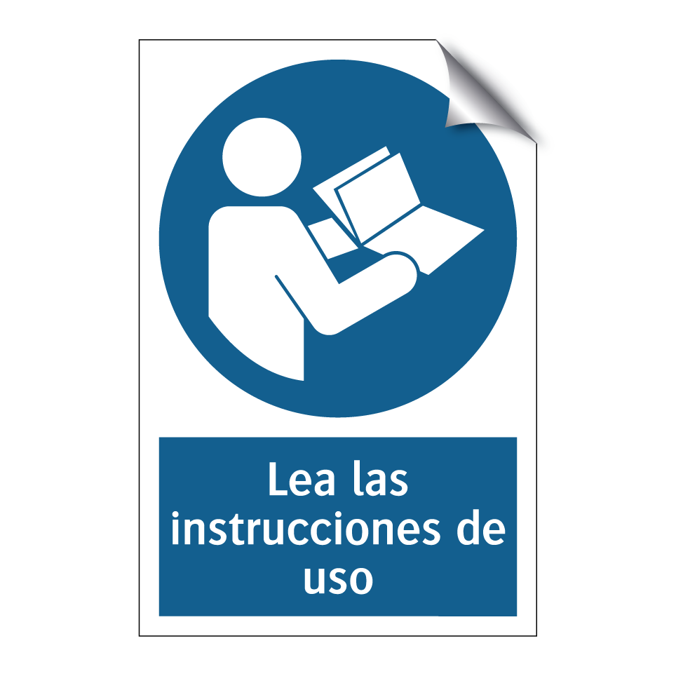 Lea las instrucciones de uso