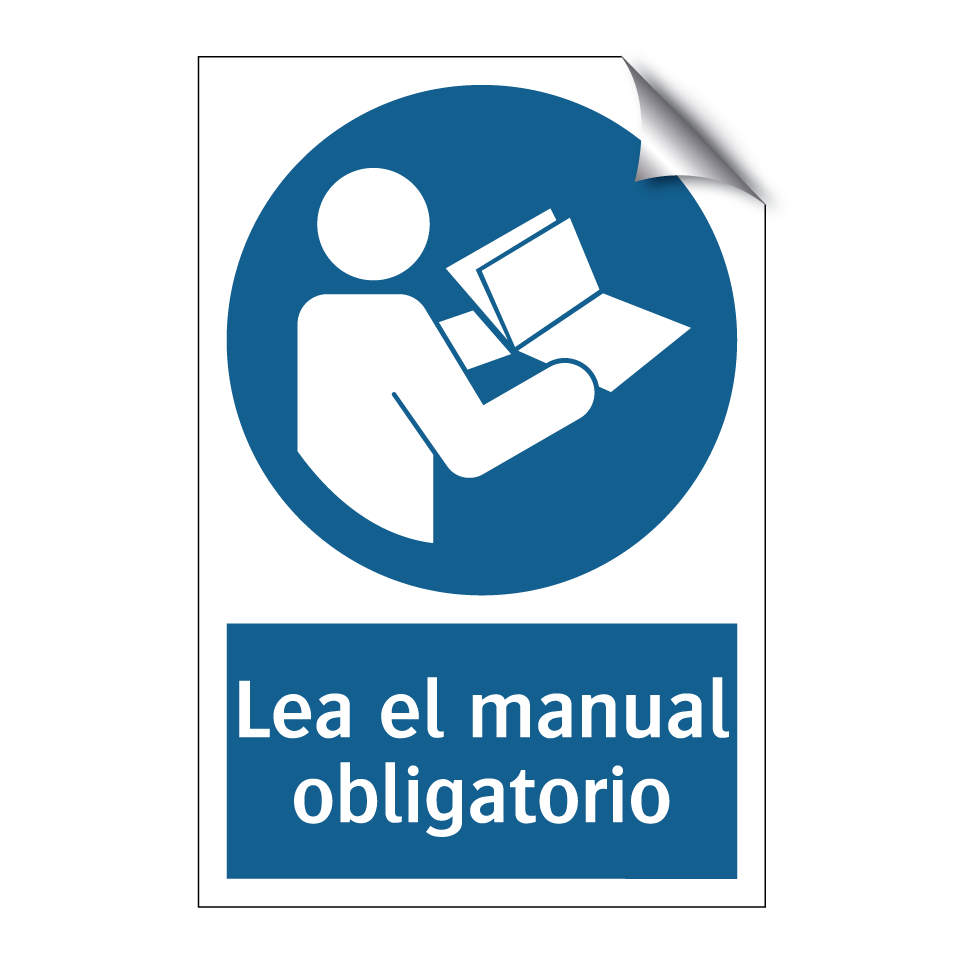 Lea el manual obligatorio