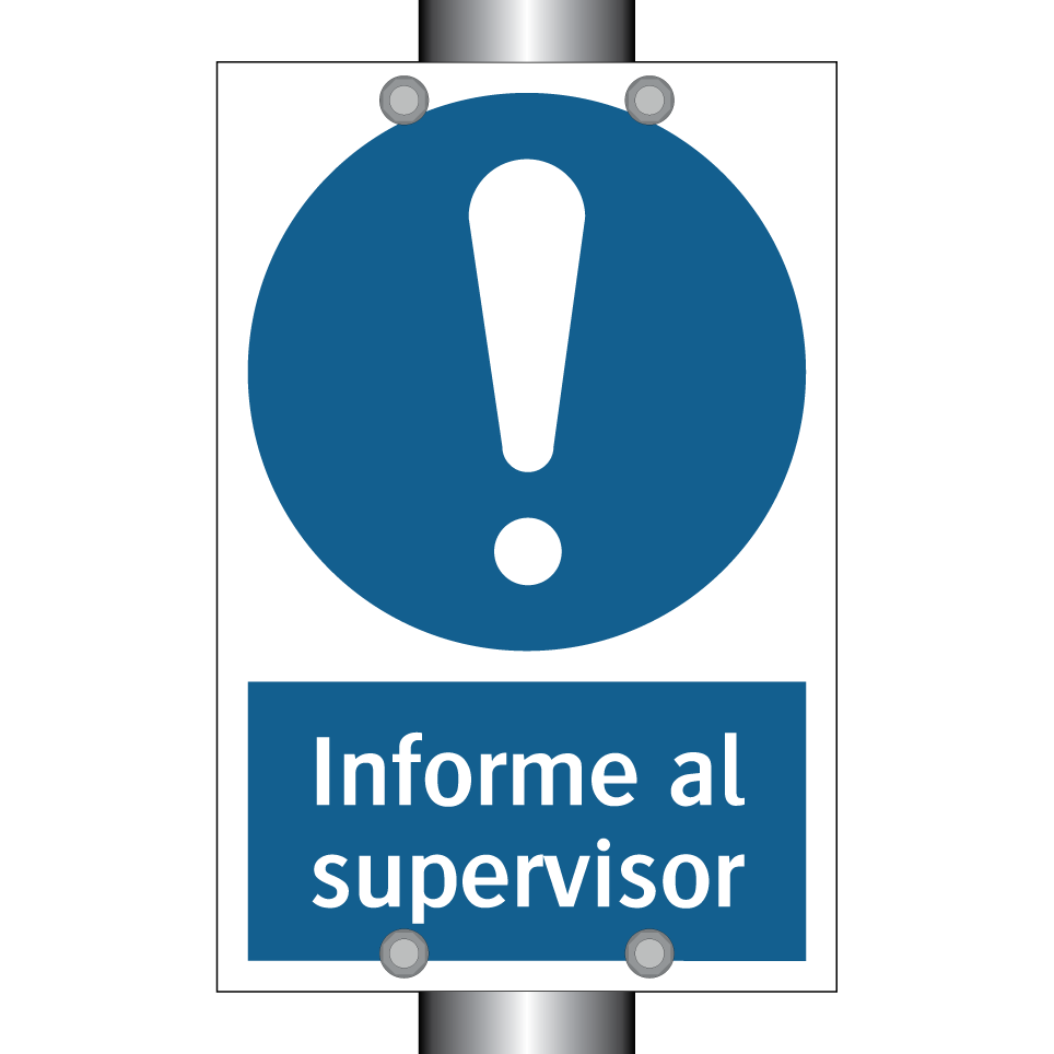 Informe al supervisor