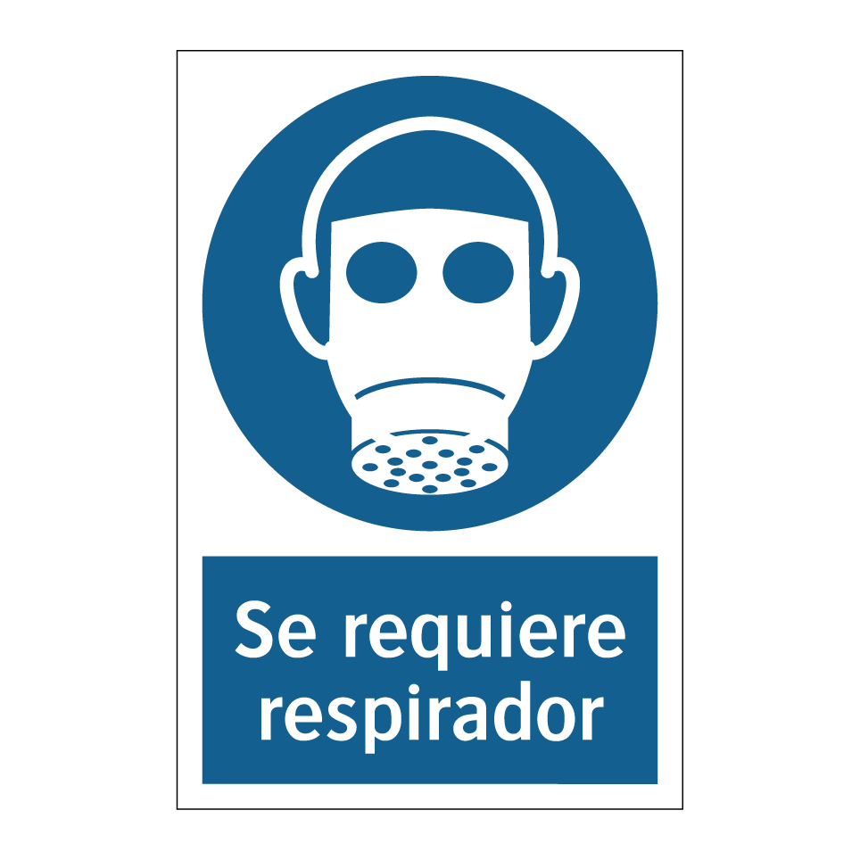Se requiere respirador