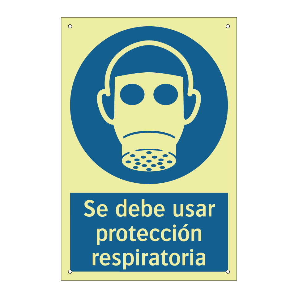 Se debe usar protección respiratoria