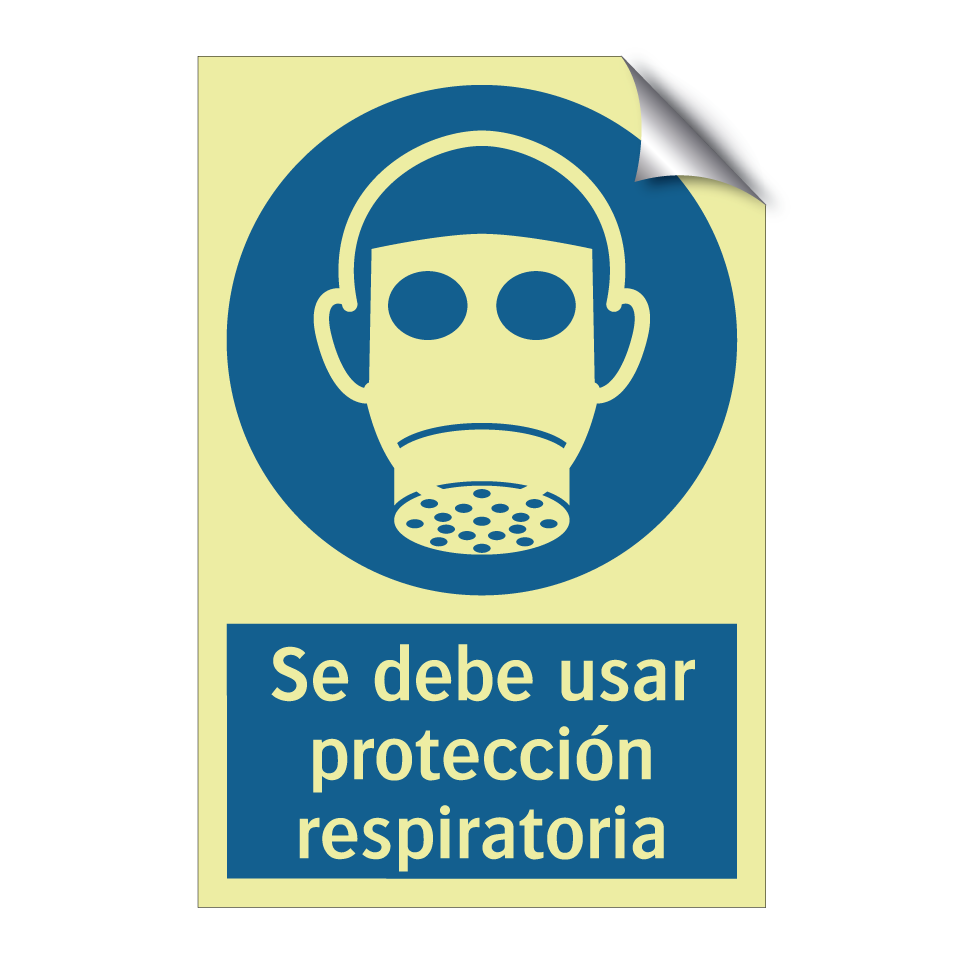 Se debe usar protección respiratoria