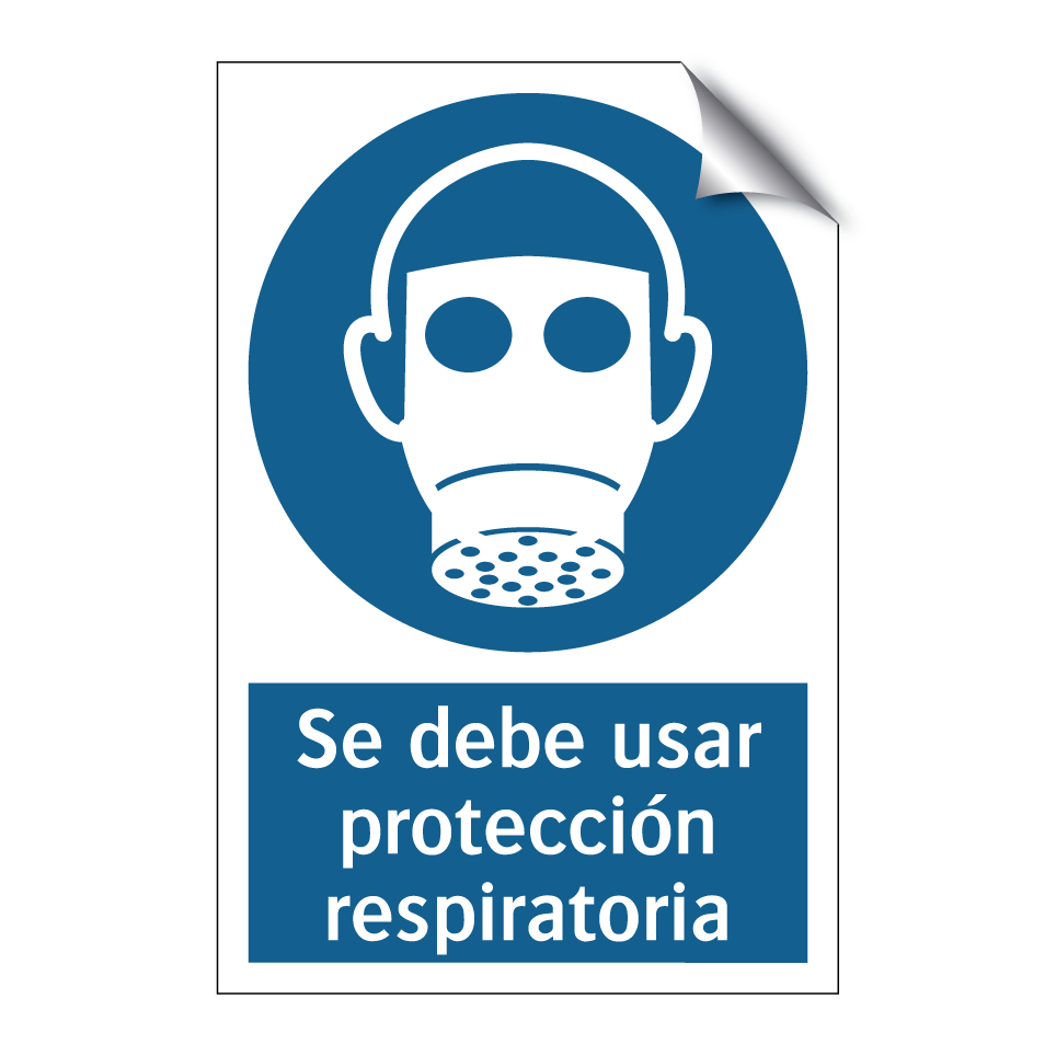Se debe usar protección respiratoria