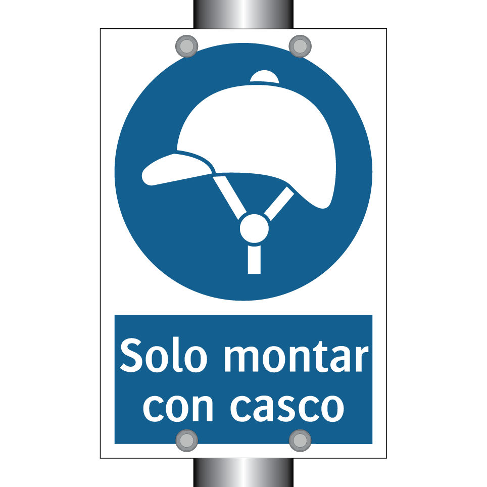 Solo montar con casco