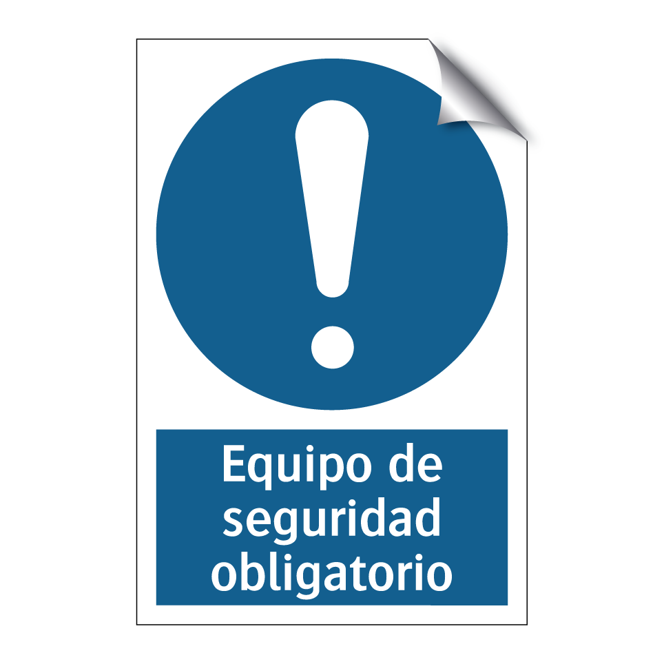 Equipo de seguridad obligatorio