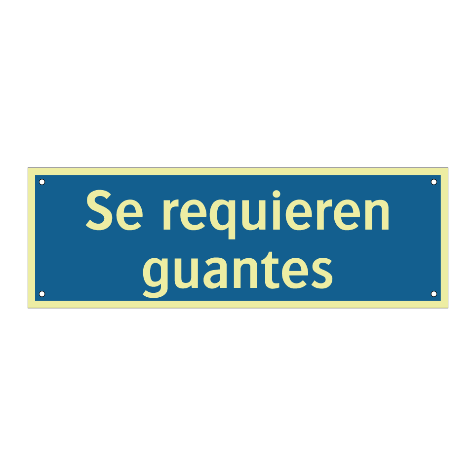 Se requieren guantes
