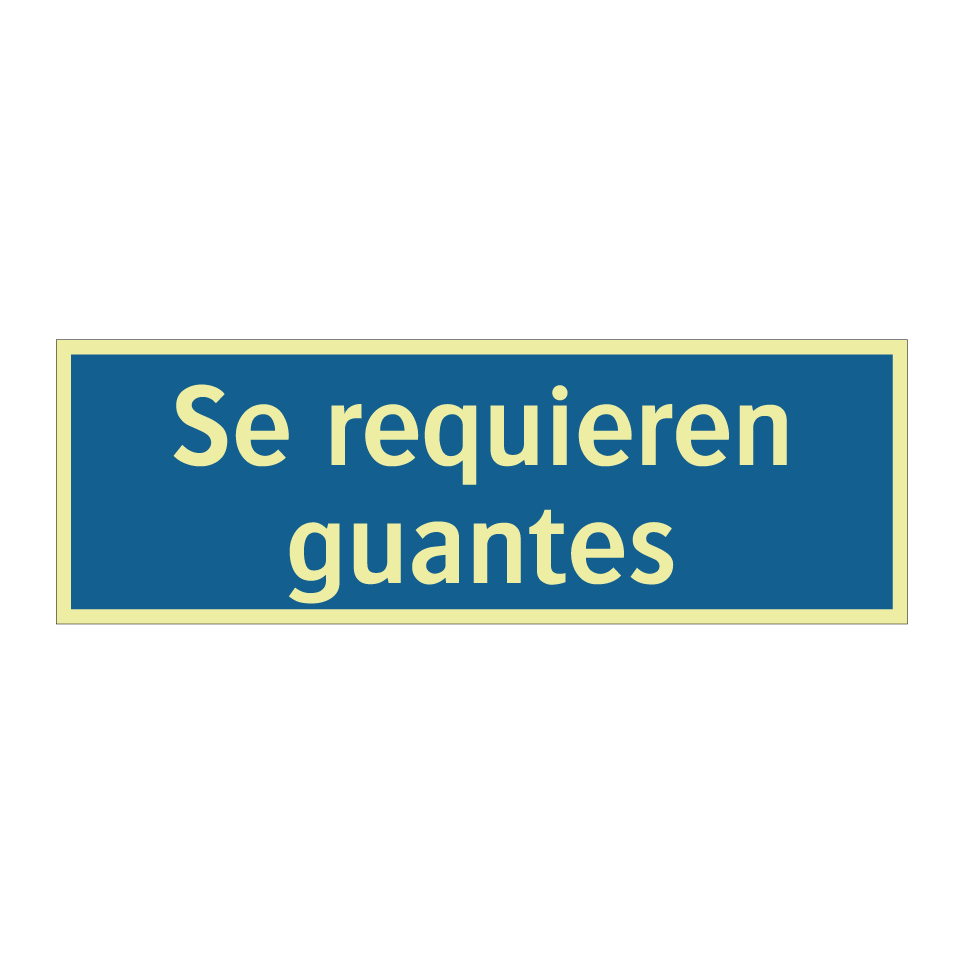 Se requieren guantes