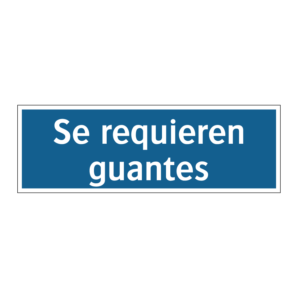 Se requieren guantes