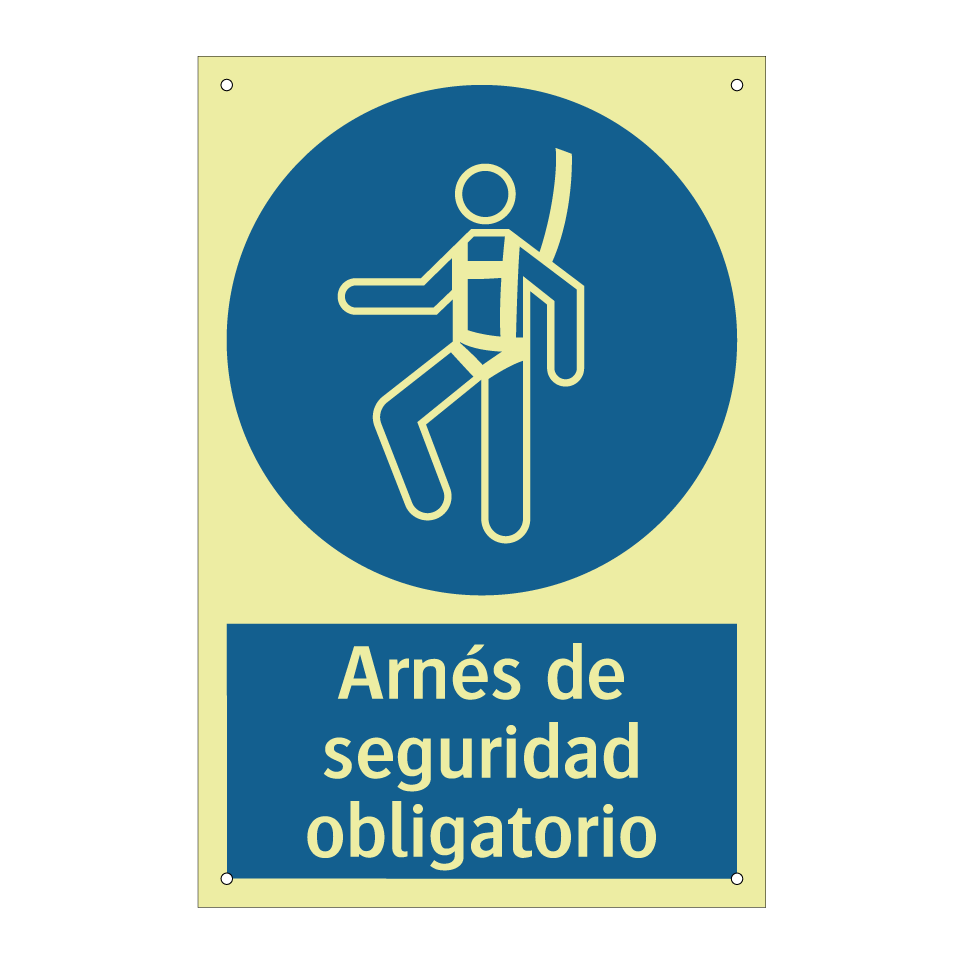 Arnés de seguridad obligatorio