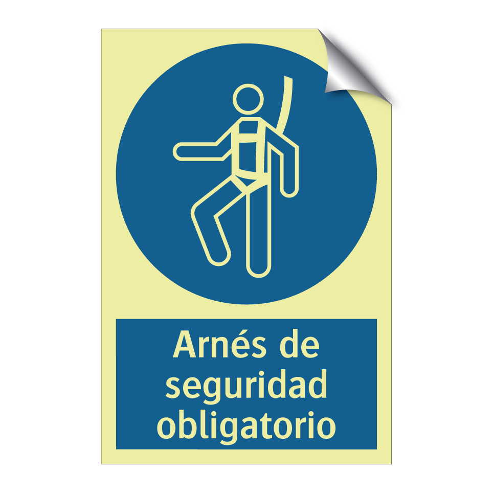 Arnés de seguridad obligatorio