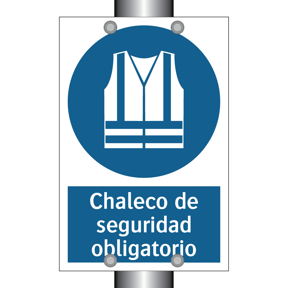 Chaleco de seguridad obligatorio