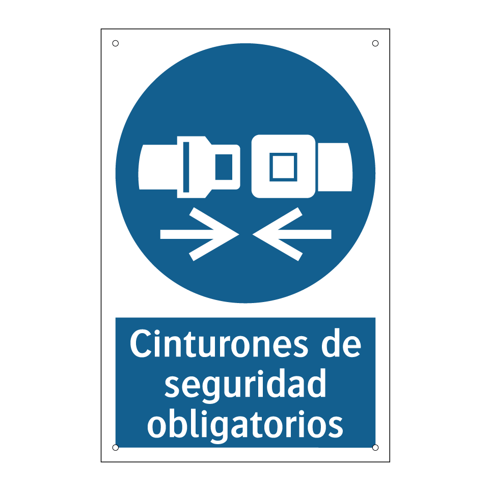 Cinturones de seguridad obligatorios