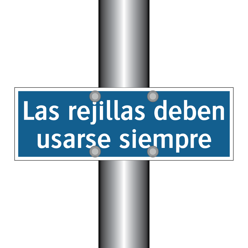 Las rejillas deben usarse siempre