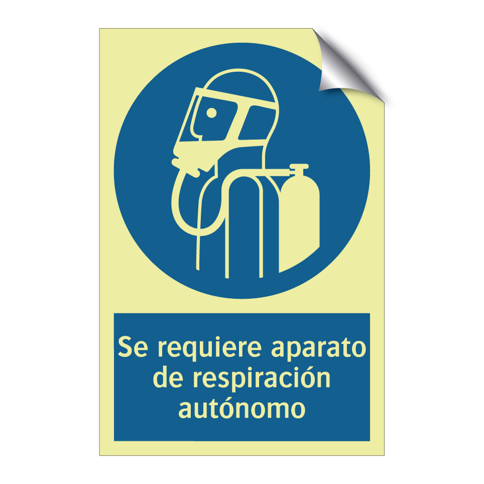 Se requiere aparato de respiración autónomo