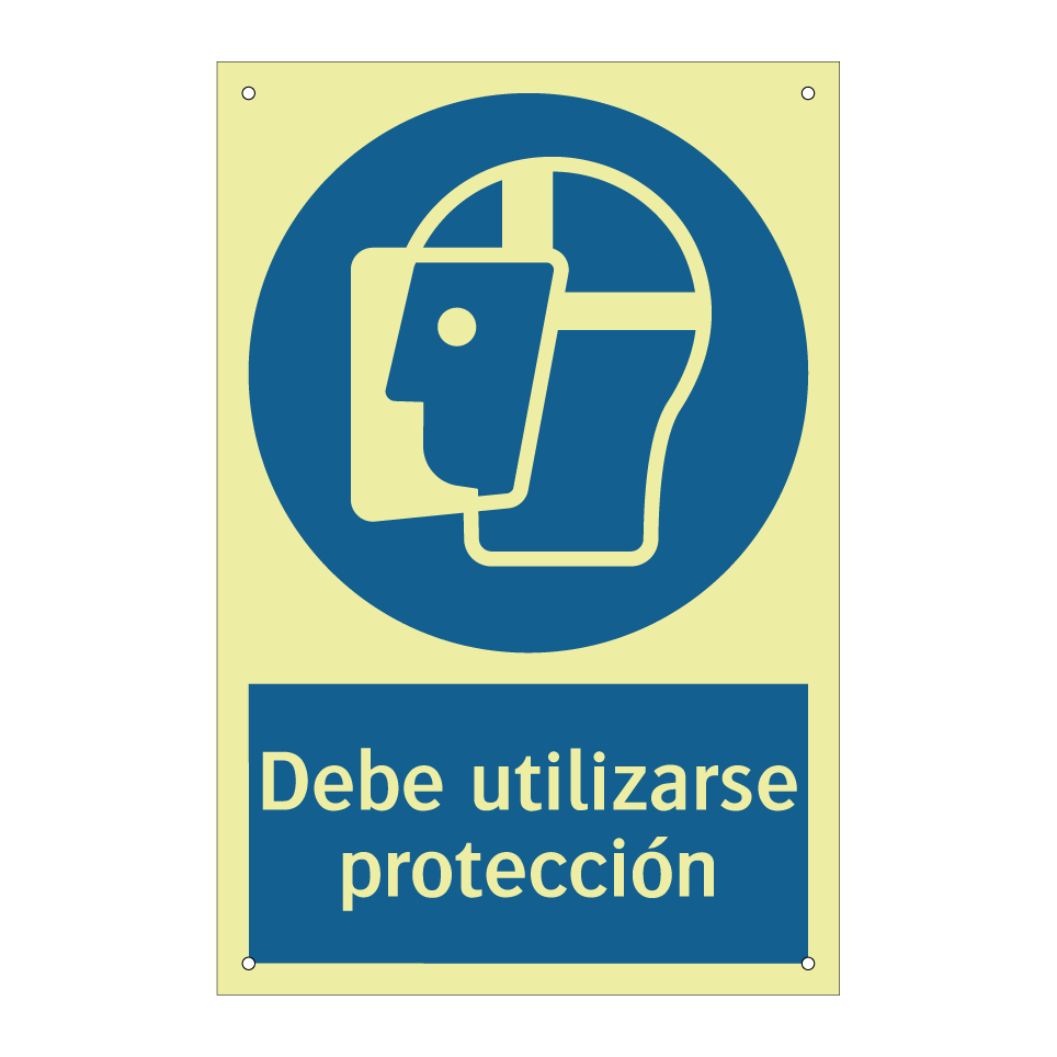 Debe utilizarse protección