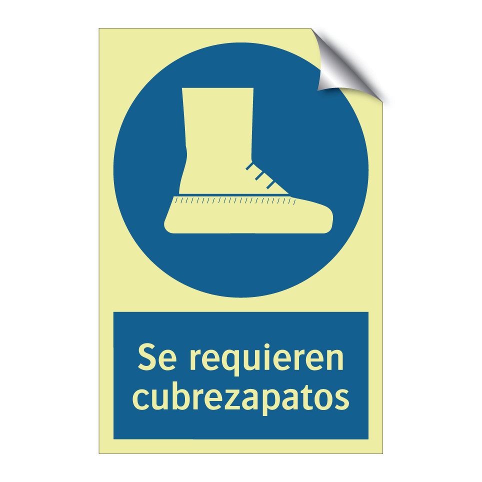 Se requieren cubrezapatos