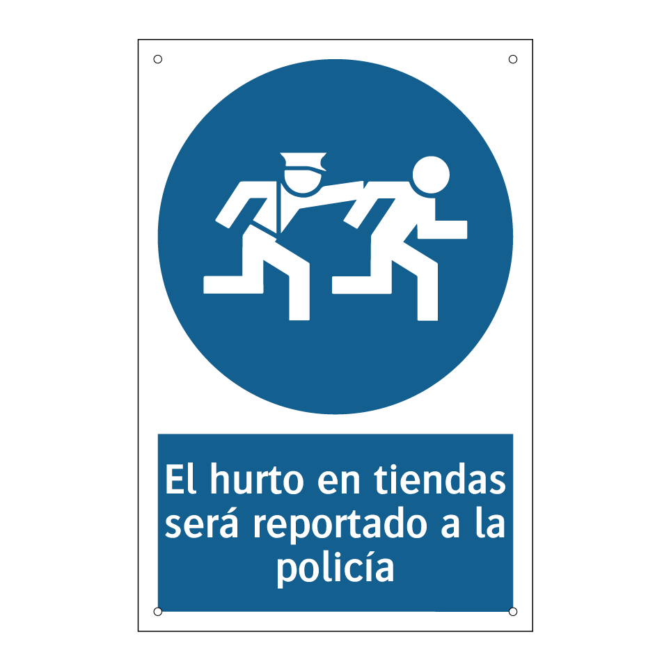 El hurto en tiendas será reportado a la policía