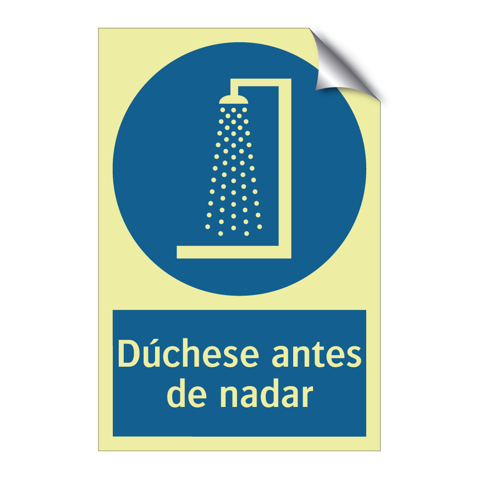 Dúchese antes de nadar