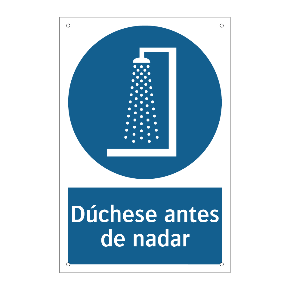 Dúchese antes de nadar