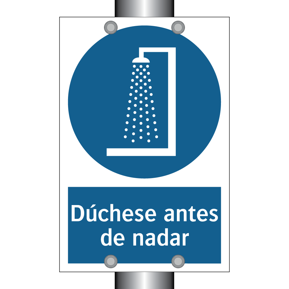 Dúchese antes de nadar