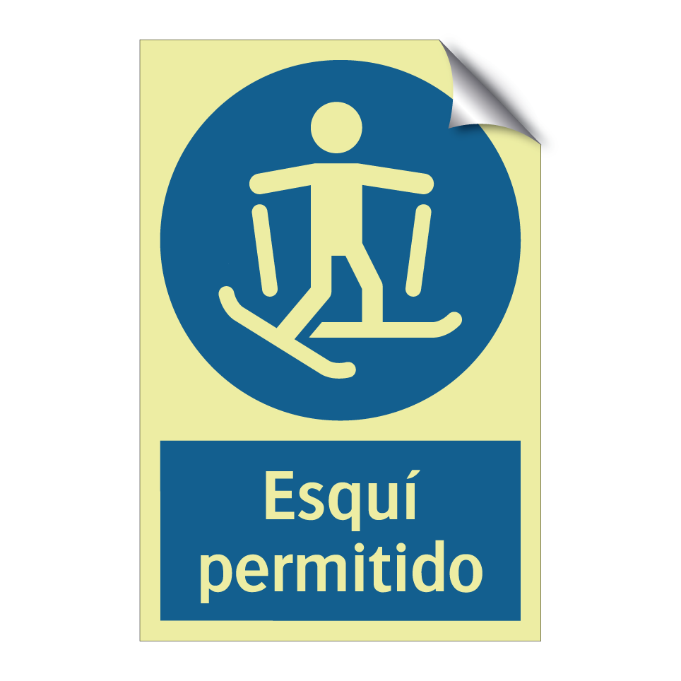 Esquí permitido