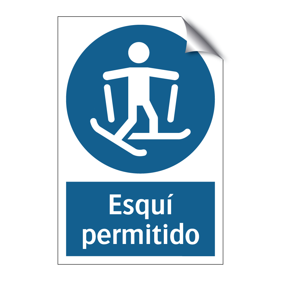 Esquí permitido