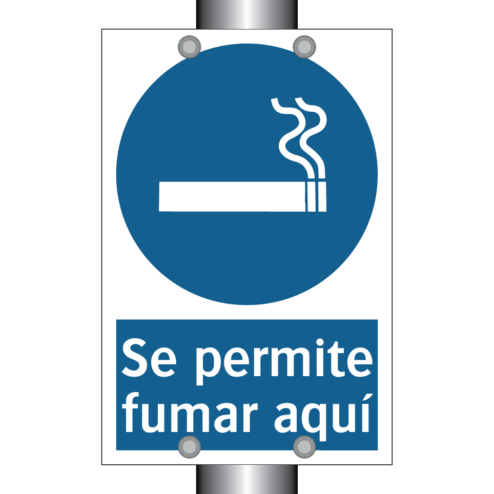 Se permite fumar aquí