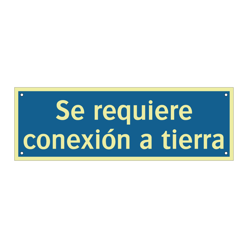 Se requiere conexión a tierra