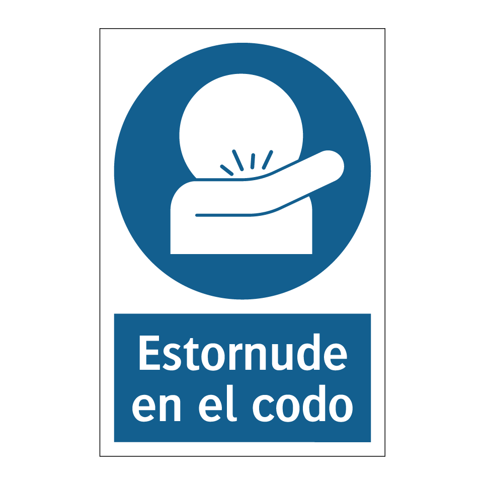 Estornude en el codo