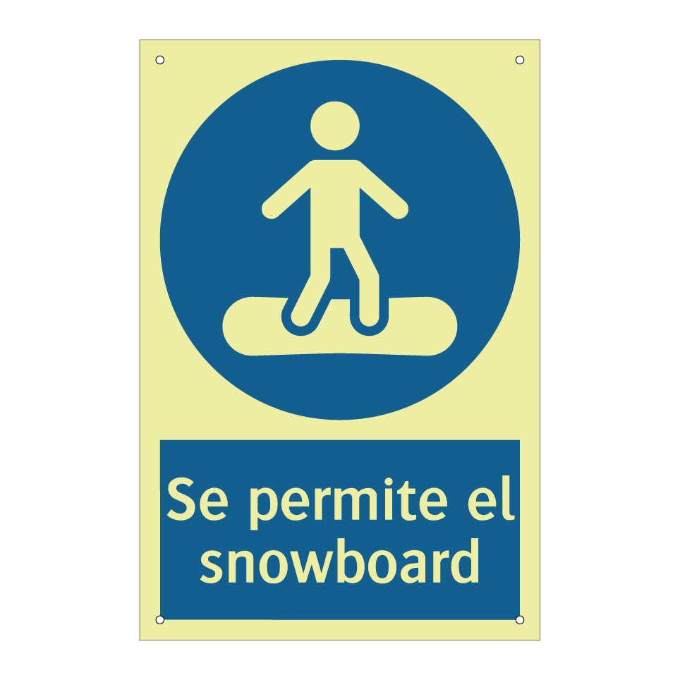 Se permite el snowboard