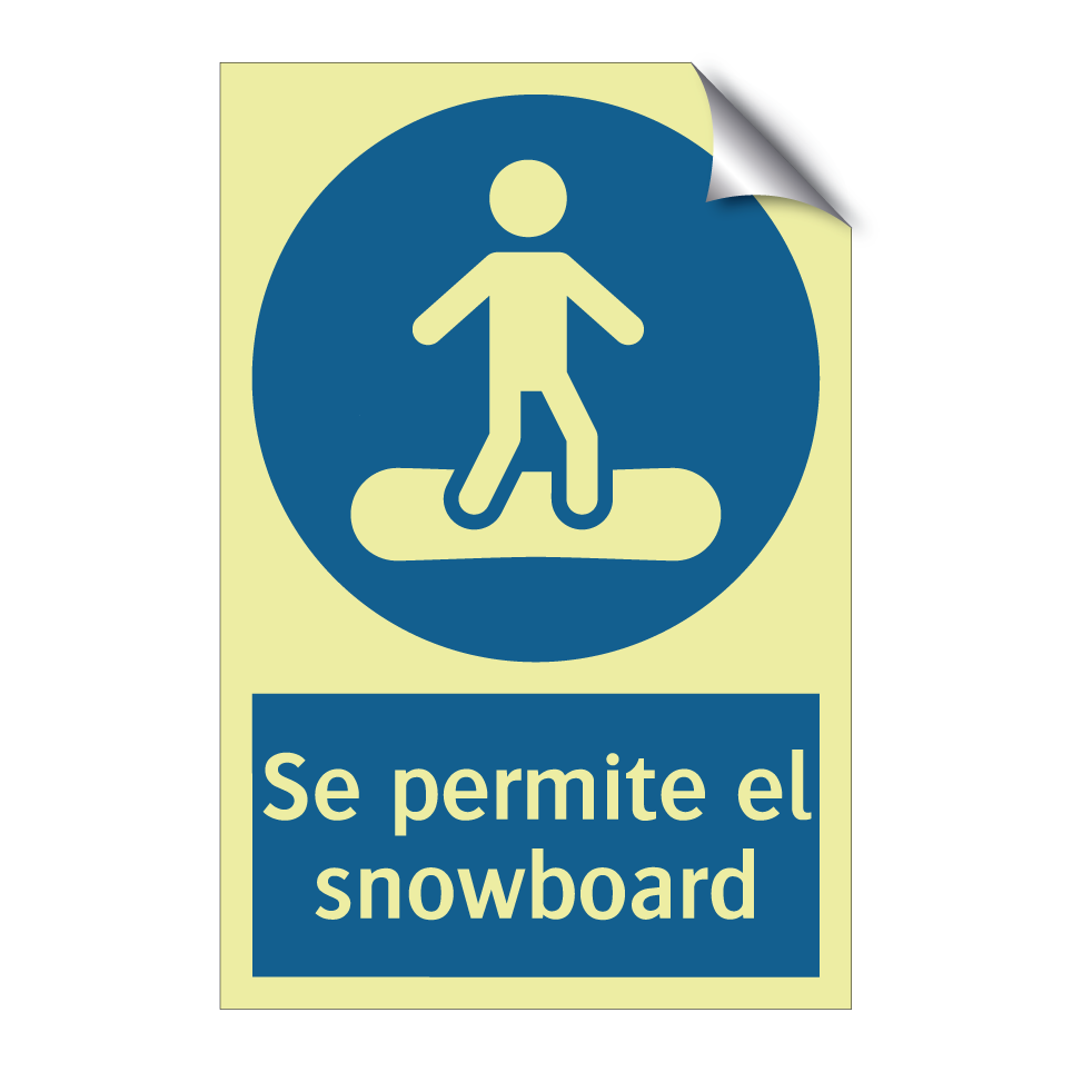 Se permite el snowboard