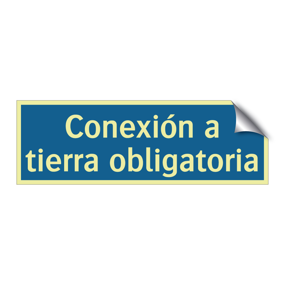 Conexión a tierra obligatoria