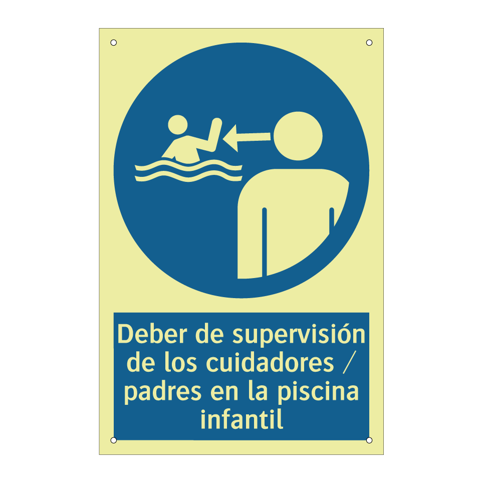 Deber de supervisión de los cuidadores / padres en la piscina infantil