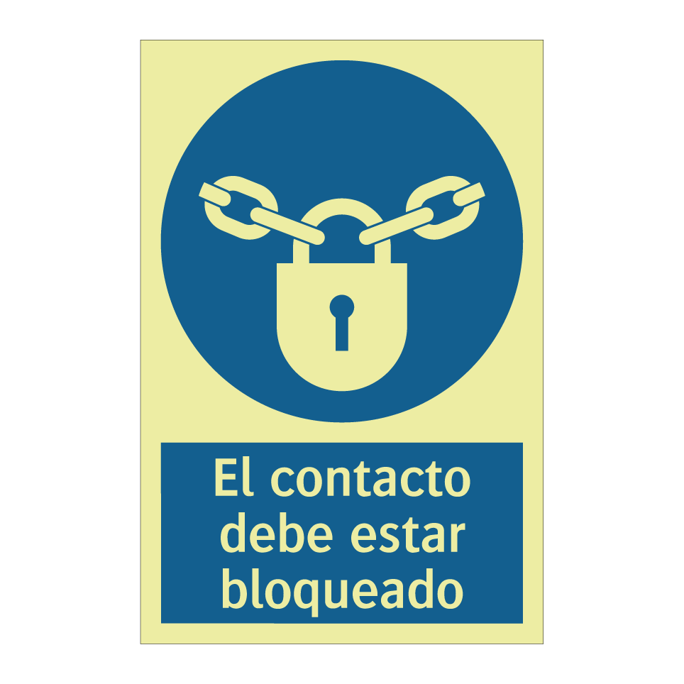 El contacto debe estar bloqueado