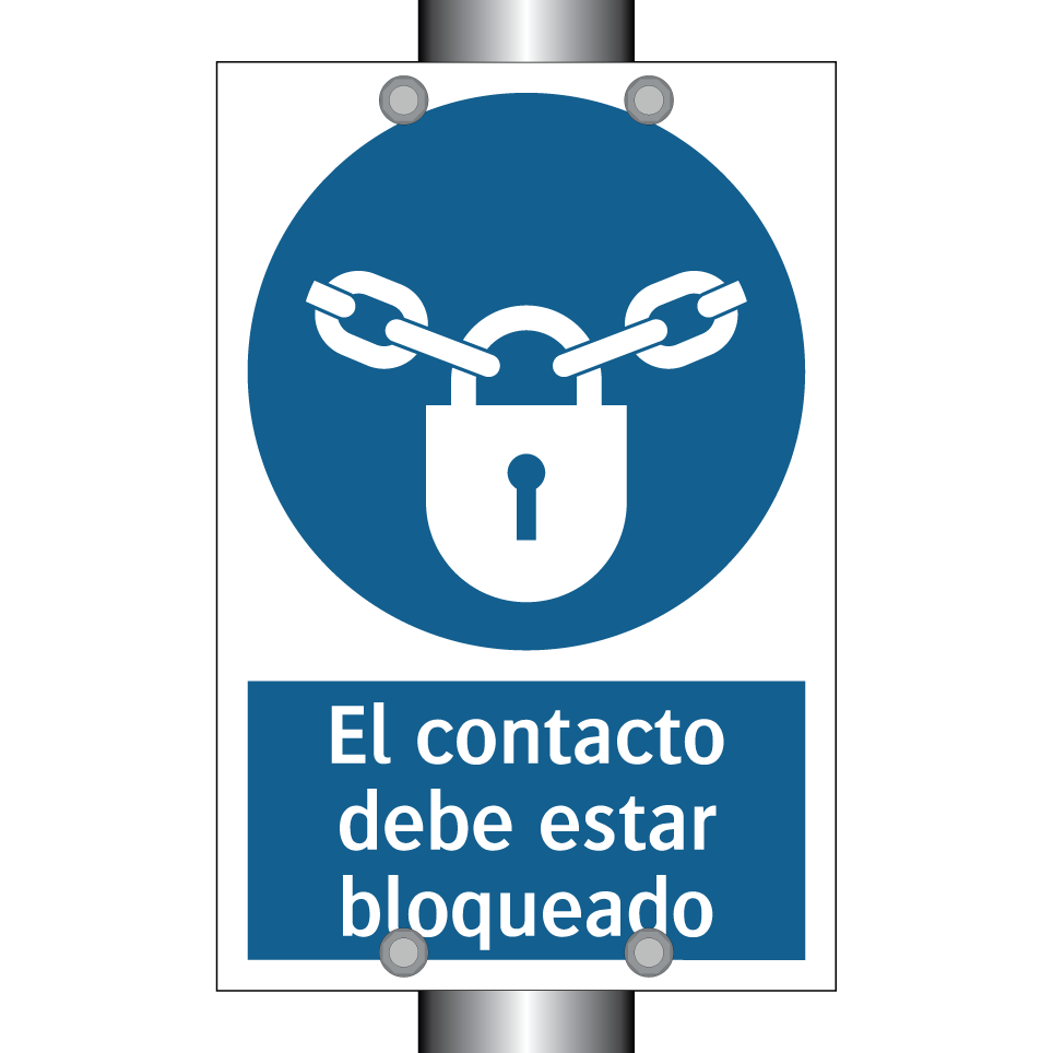 El contacto debe estar bloqueado