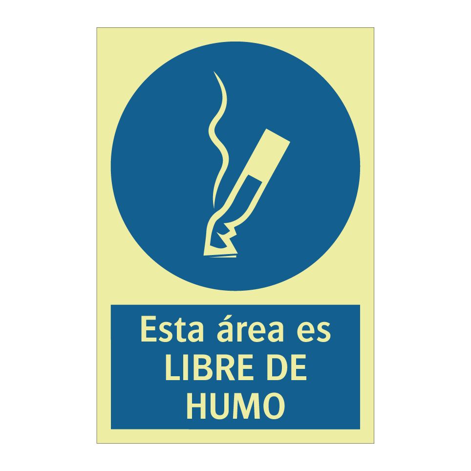 Esta área es LIBRE DE HUMO