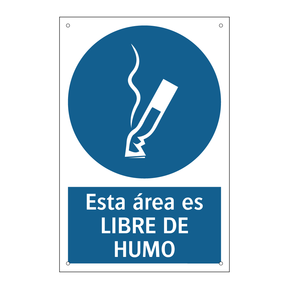 Esta área es LIBRE DE HUMO