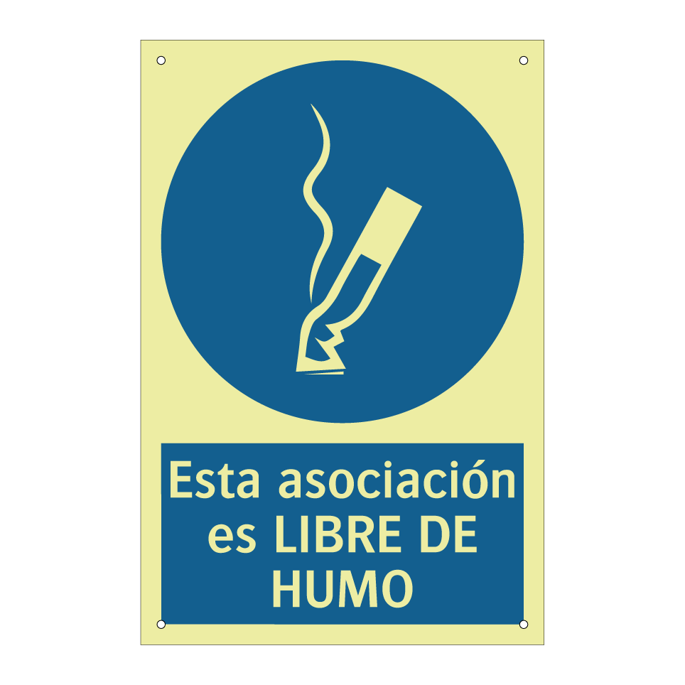 Esta asociación es LIBRE DE HUMO