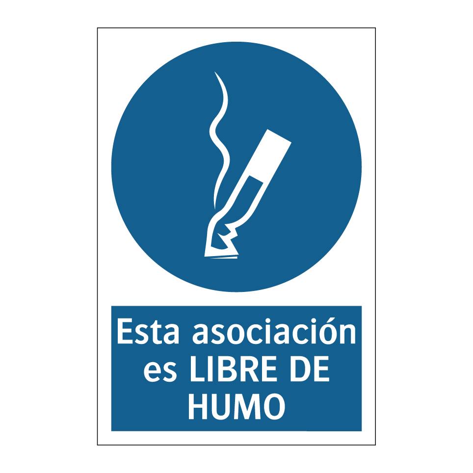 Esta asociación es LIBRE DE HUMO