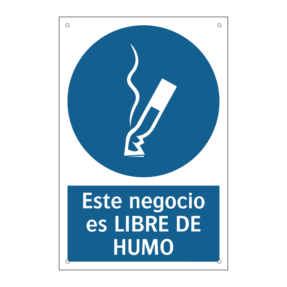 Este negocio es LIBRE DE HUMO