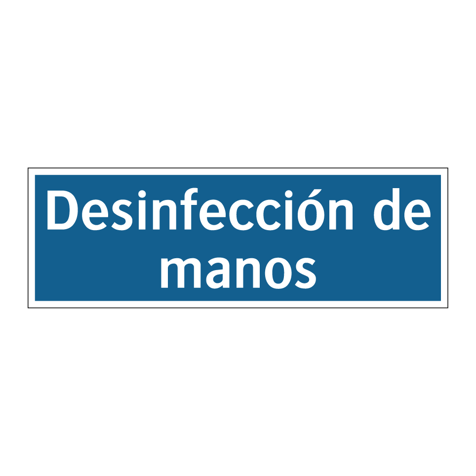 Desinfección de manos