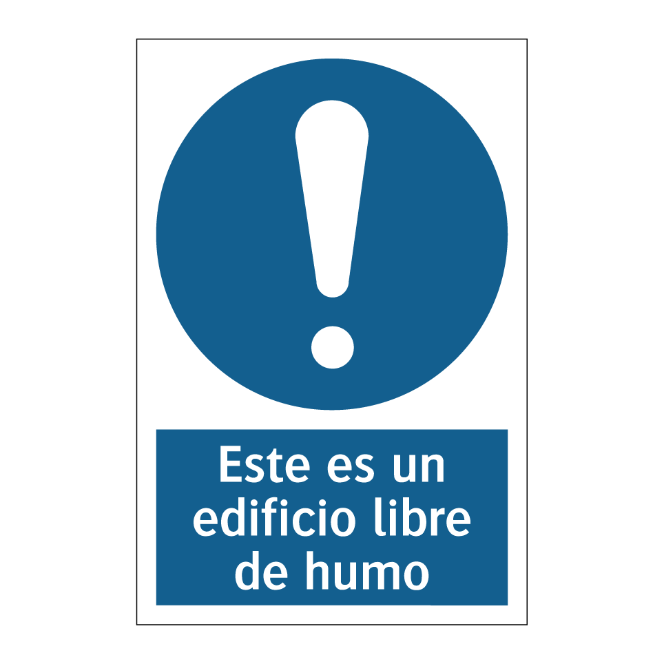Este es un edificio libre de humo