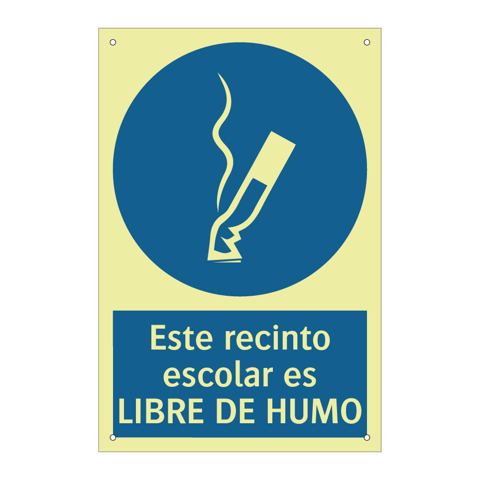 Este recinto escolar es LIBRE DE HUMO