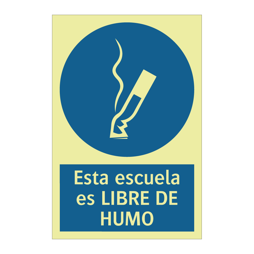 Esta escuela es LIBRE DE HUMO