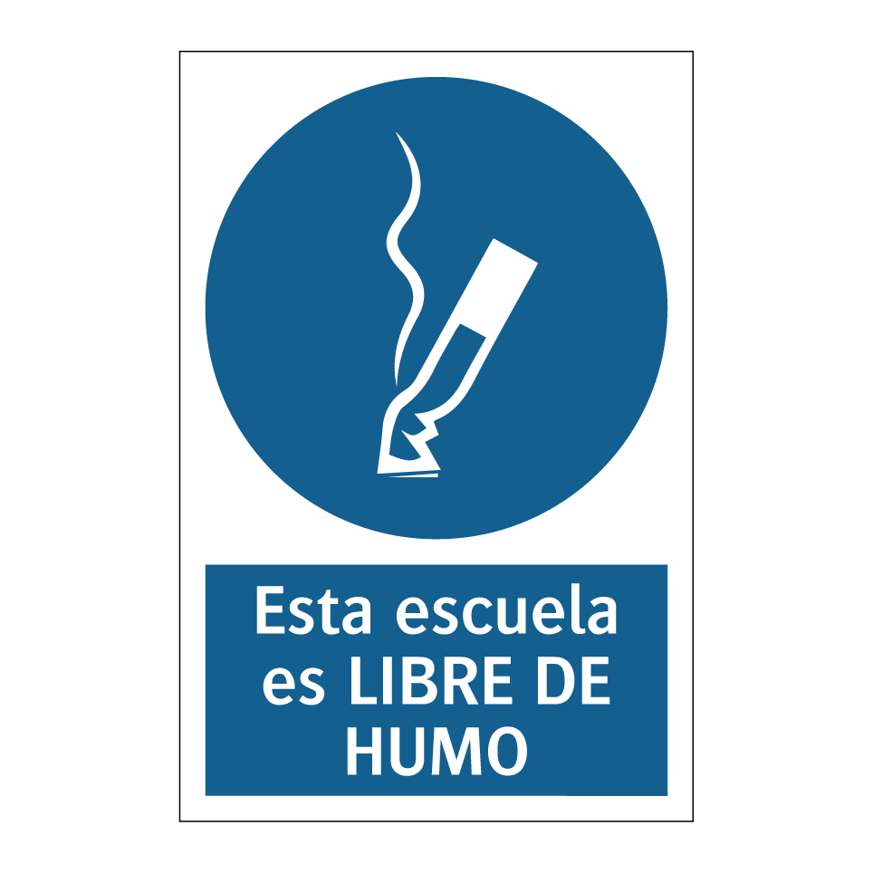 Esta escuela es LIBRE DE HUMO