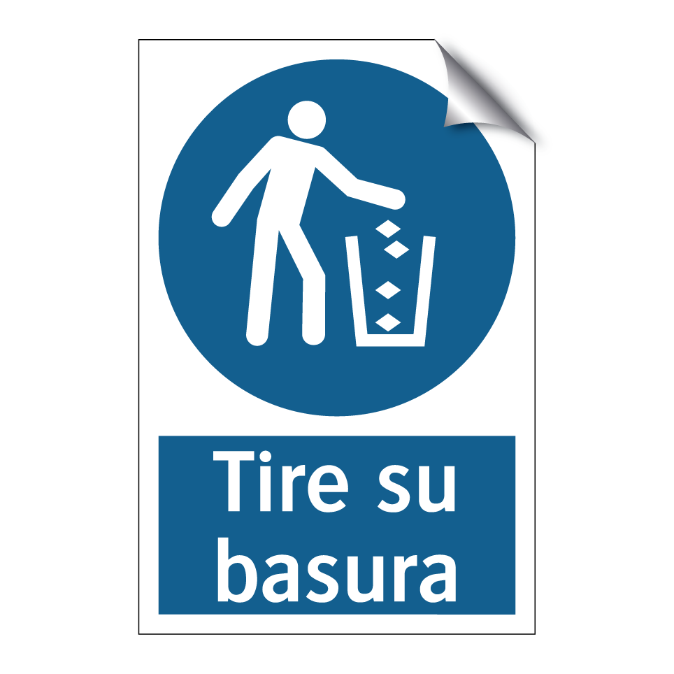 Tire su basura