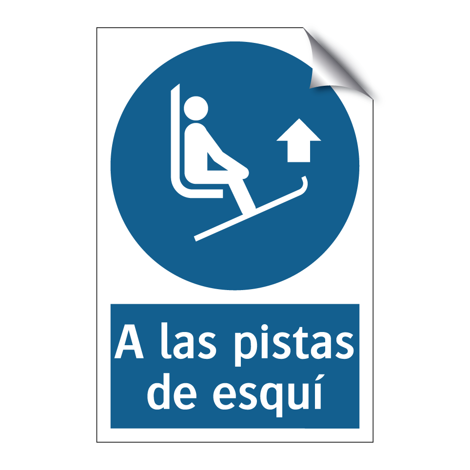 A las pistas de esquí