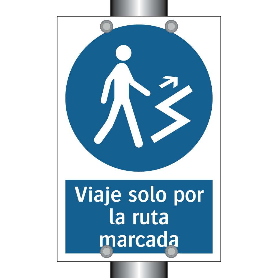 Viaje solo por la ruta marcada