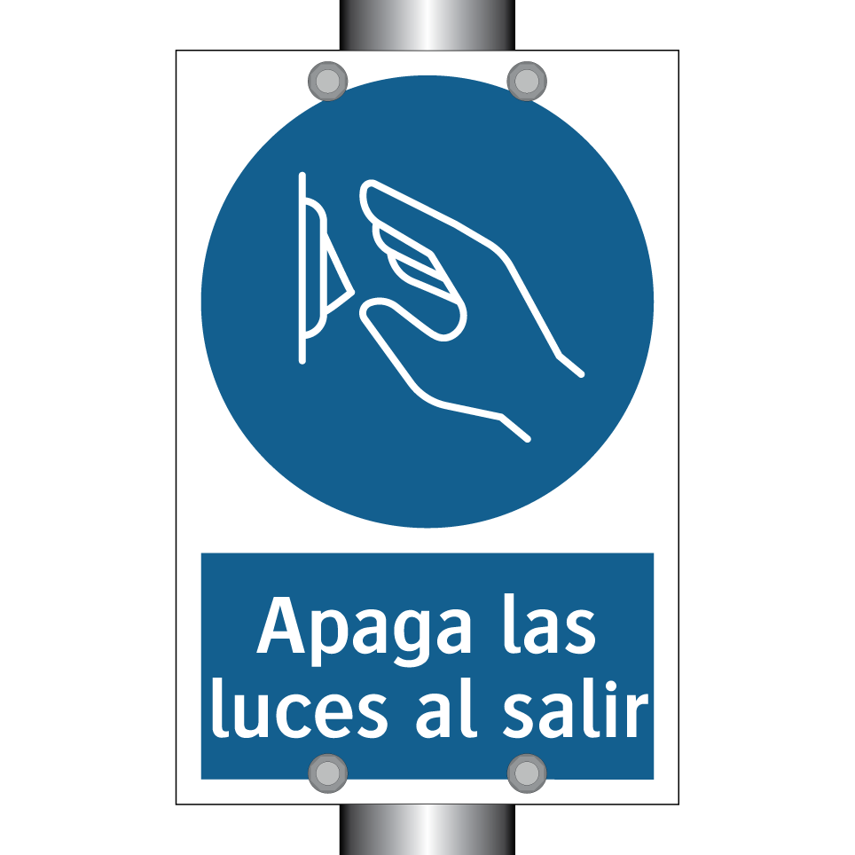 Apaga las luces al salir