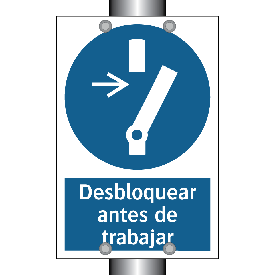Desbloquear antes de trabajar